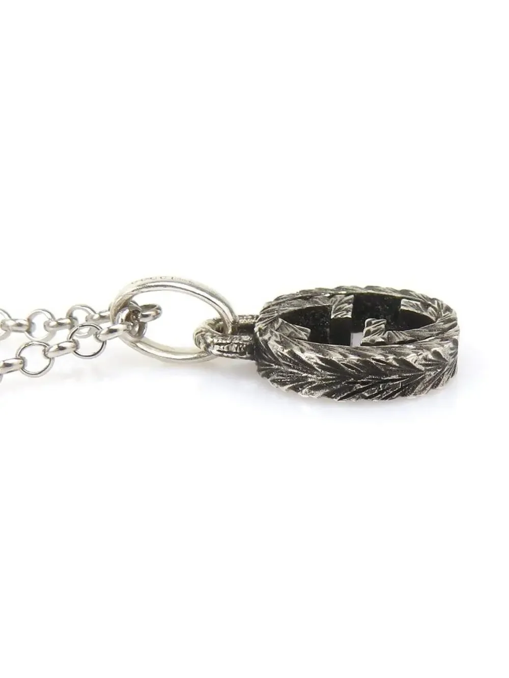 Auth Gucci Interlocking G Necklace #329689G19B